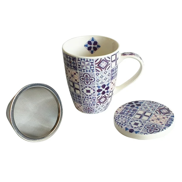 Taza Azulejos azules