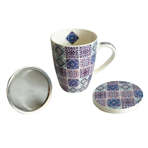 Taza Azulejos azules