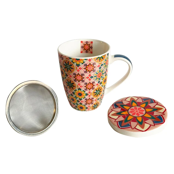 Taza Azulejos naranjas